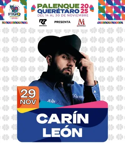 Carín León - Palenque Feria Querétaro 2025 - 29 Noviembre - Querétaro